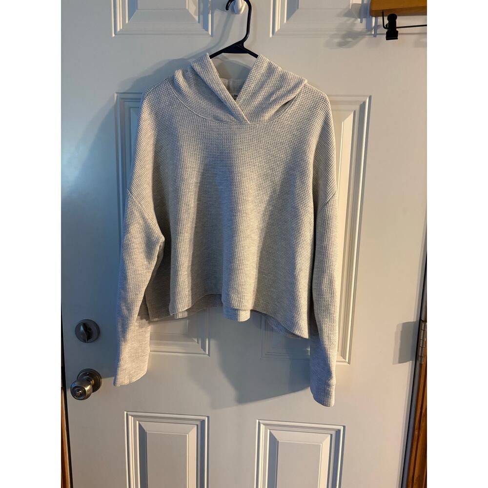 Athleta Tranquil Waffle Hoodie Size Large